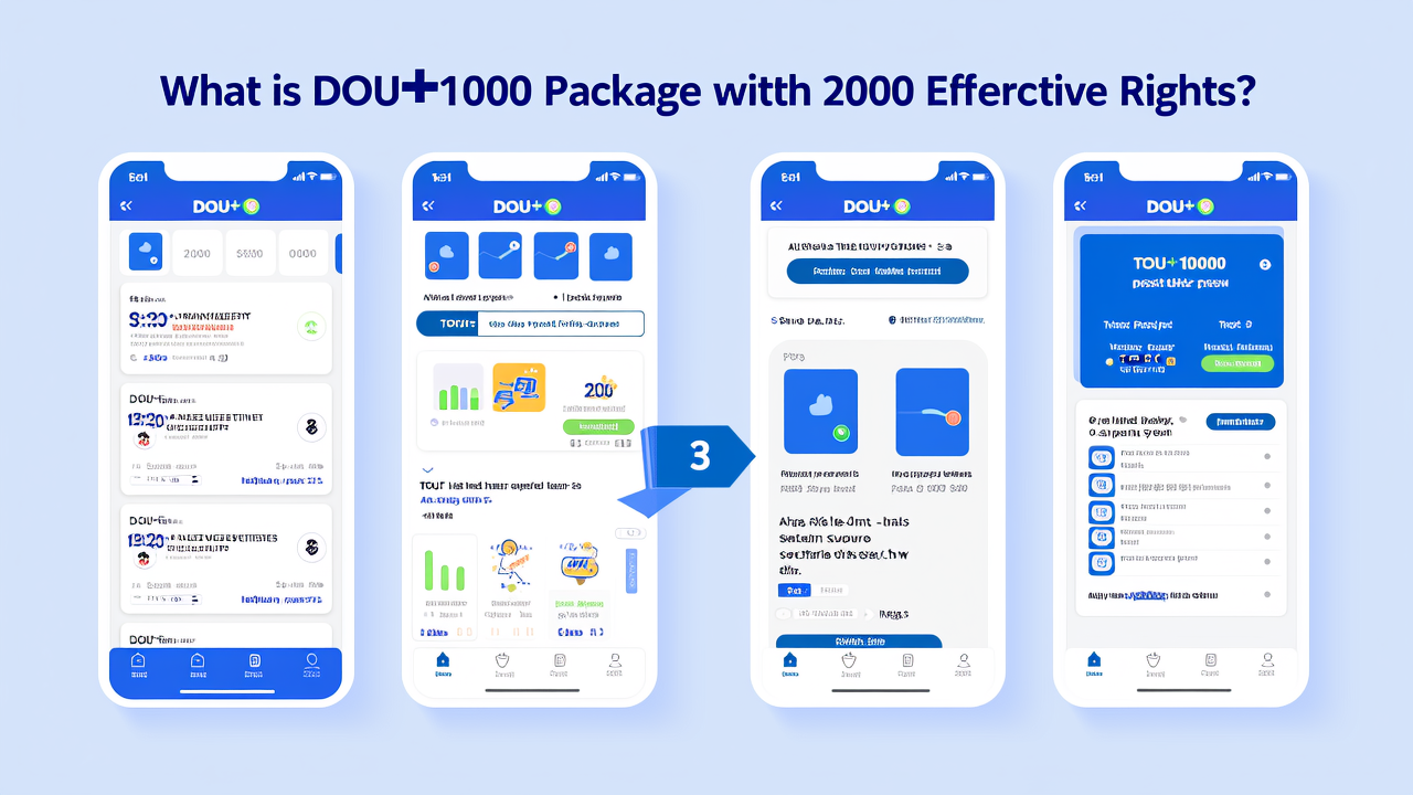 一、什么是DOU+1000包200有效权益?