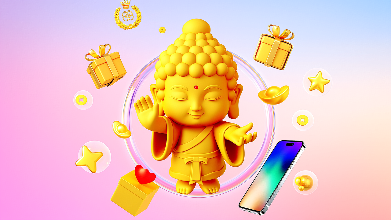一、什么是「卡通佛系」永久红包封面套装?