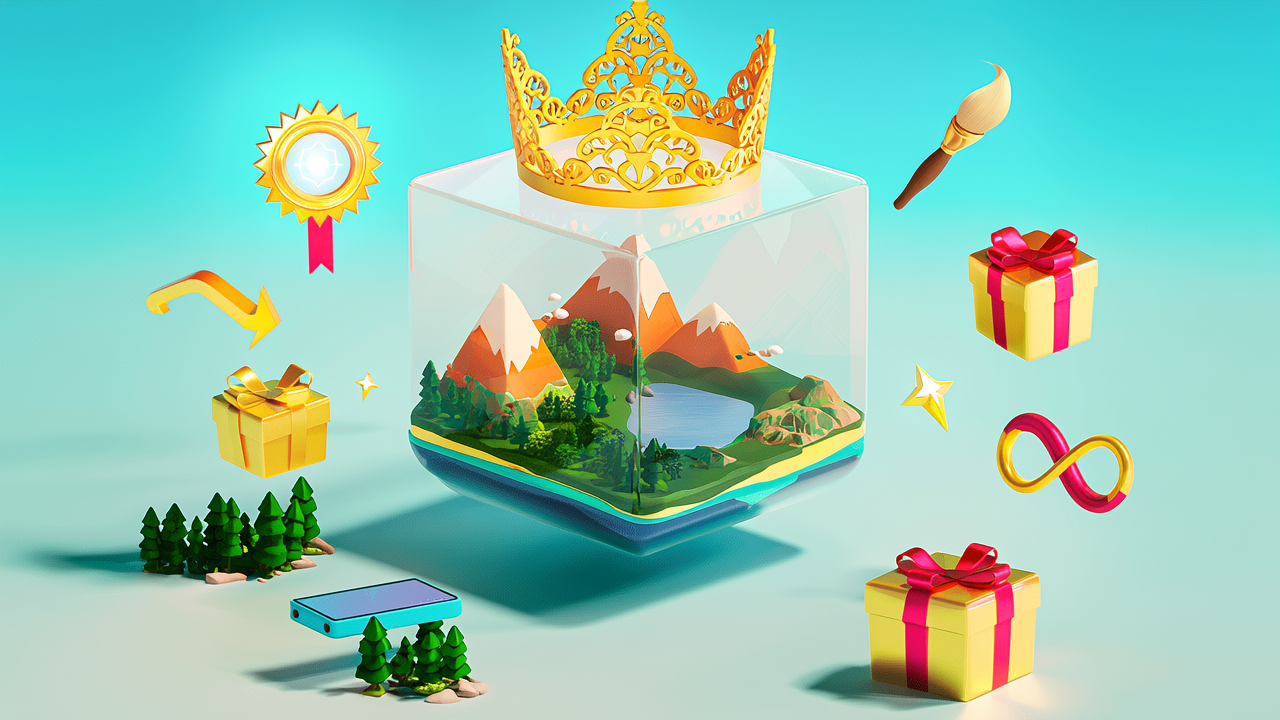 ✅ 风景主题DIY素材包，真正自由创作